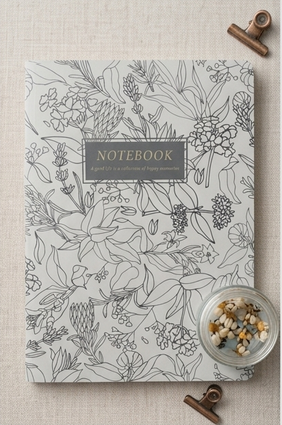 Garden Print Notebook