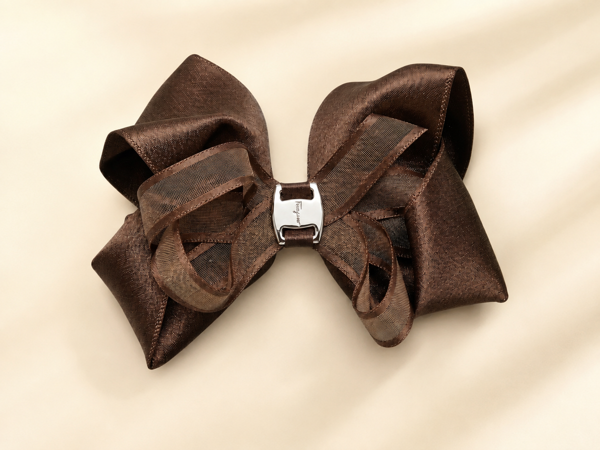 Satin Bow Hair Clip