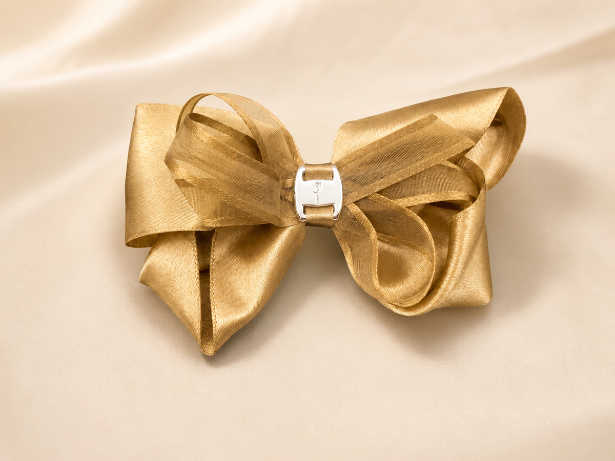 Satin Bow Hair Clip