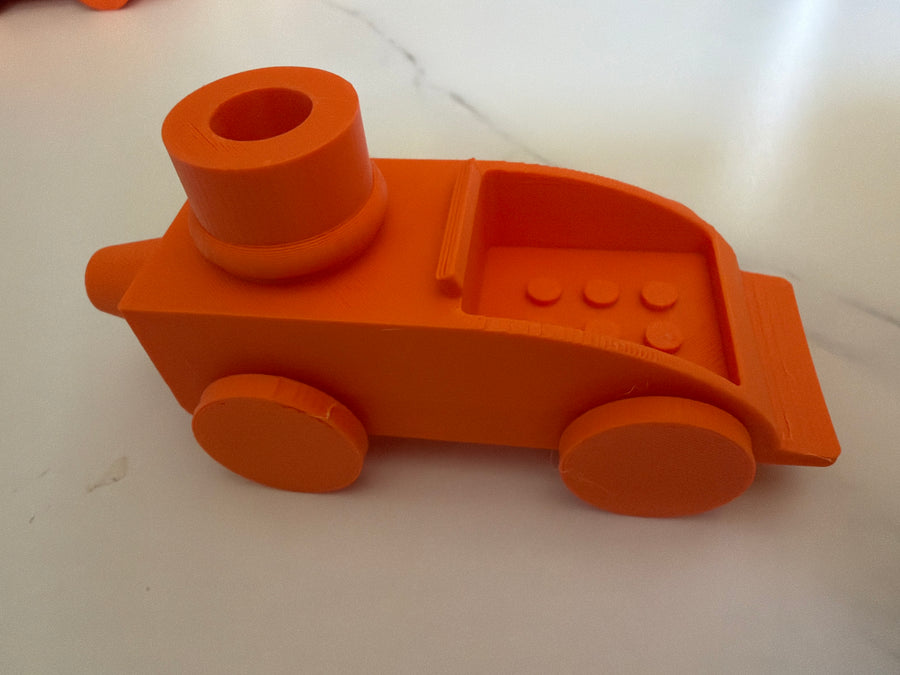 Balloon powered car
