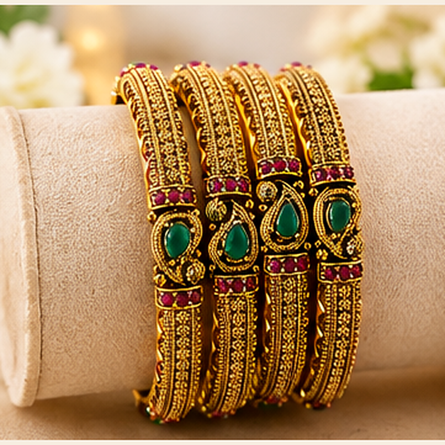 Traditonal Stone Bangles