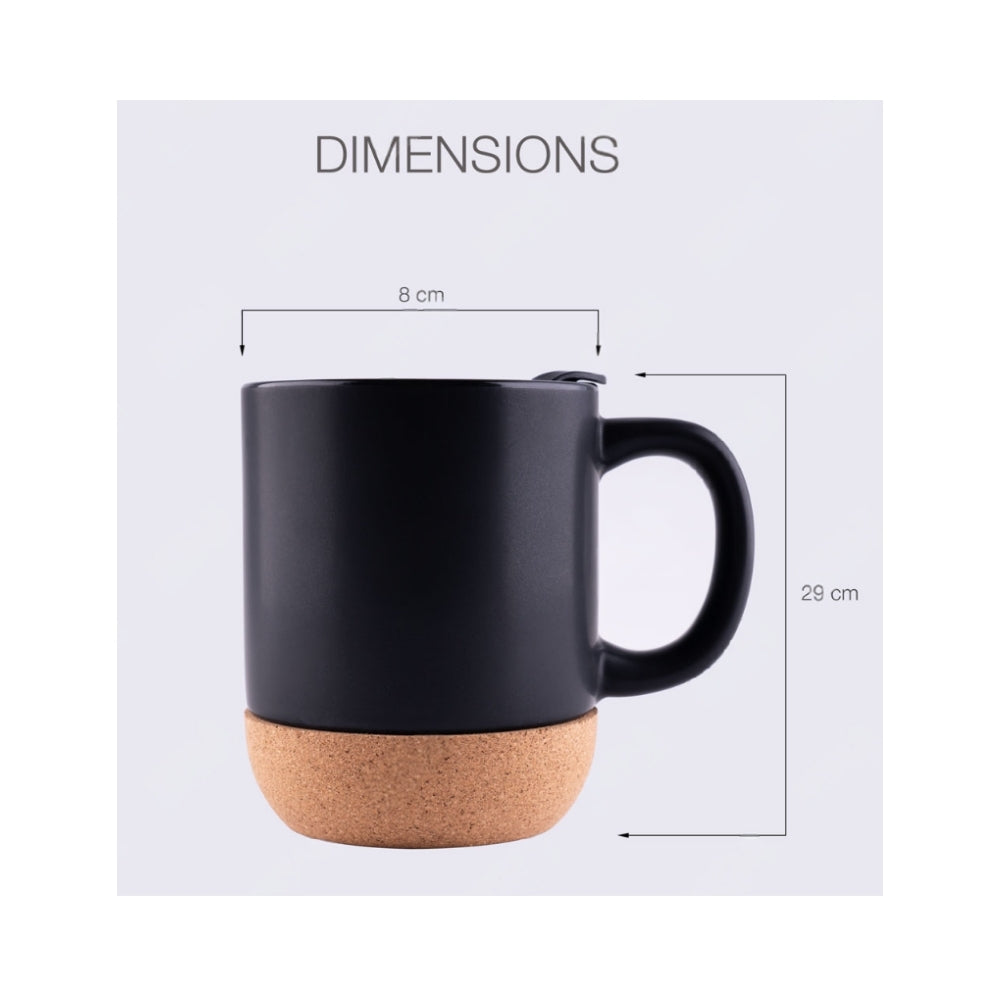 Ceramic Coffee Mug with Cork bottom