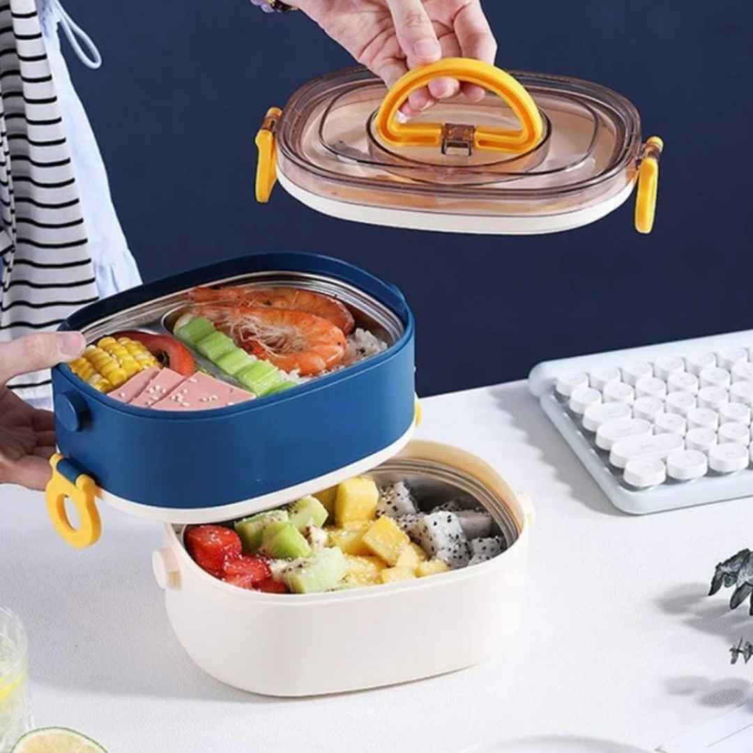 Astronaut Cartoon Stainless Lunch Box