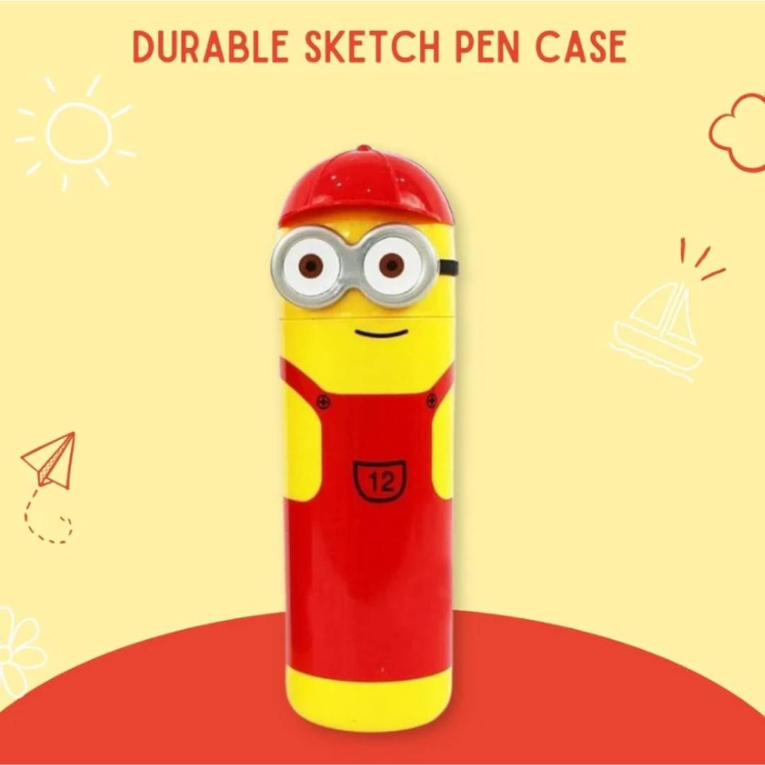 Funny Cartoon Sketch Pen Set With 12 Colors