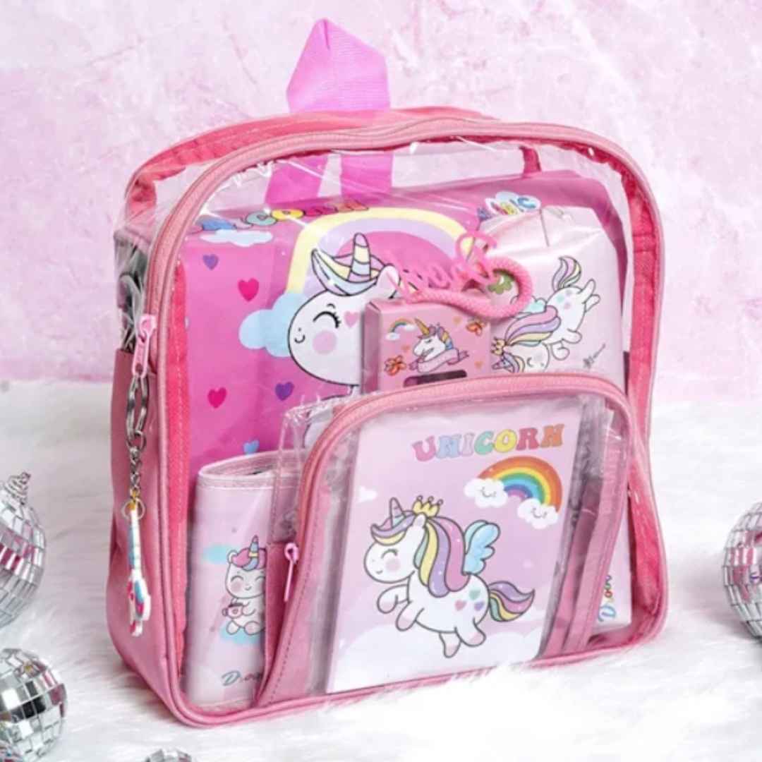 Adorable Unicorn Cartoon Theme Stationery Kit