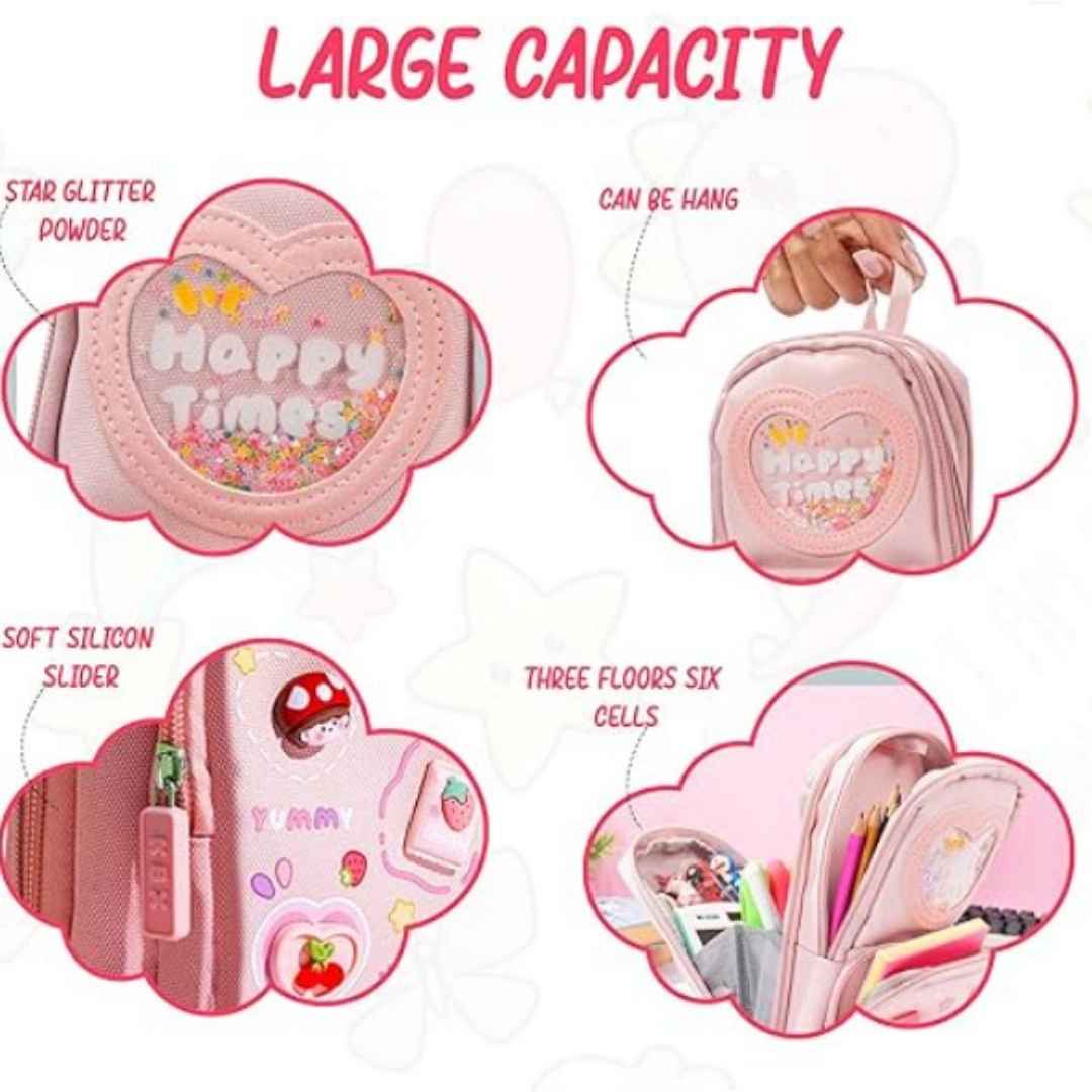 Delightful And Stylish, Mini Stationery Bag For Girls & Boys