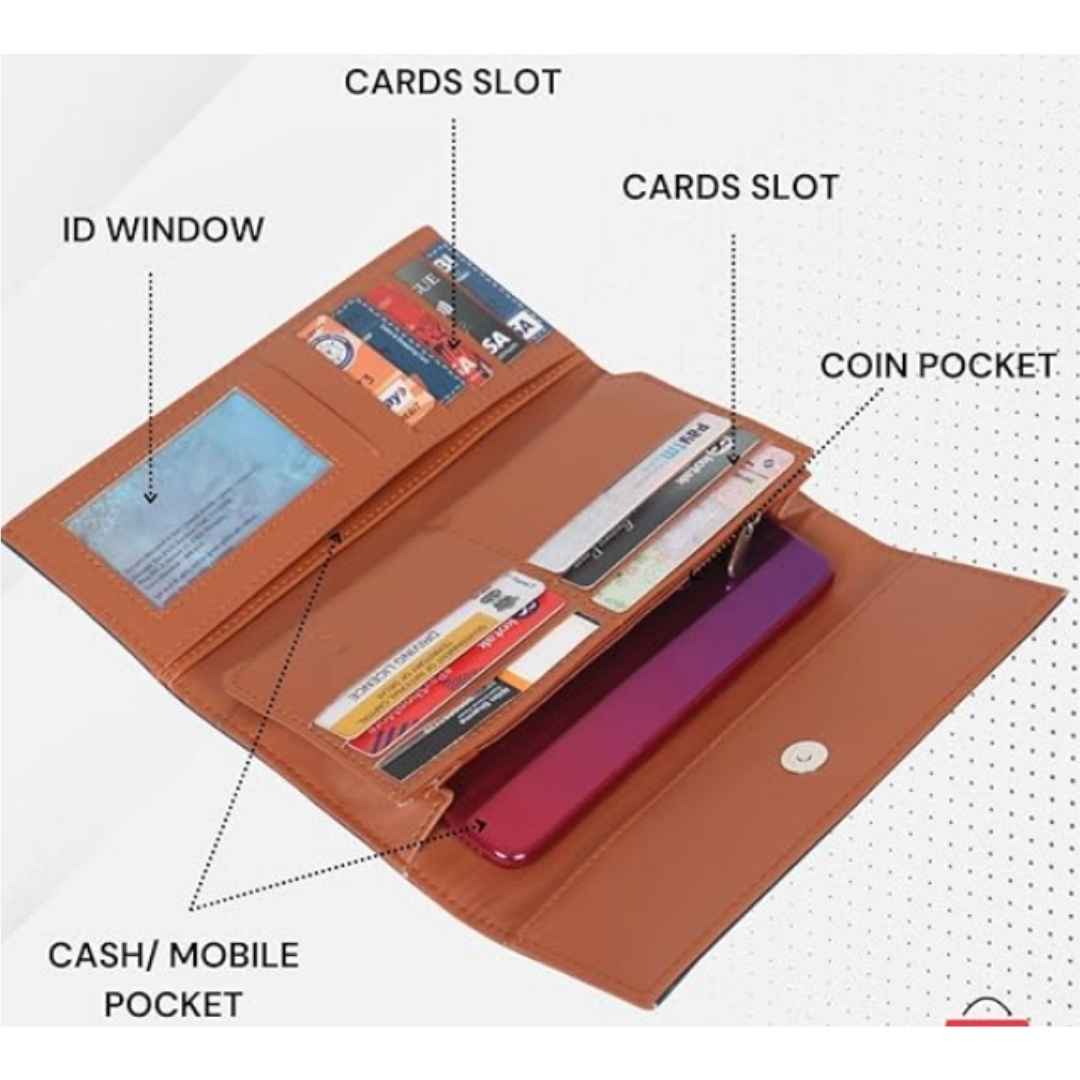 Stylish And Trendy Multicolor Wallet/Clutch