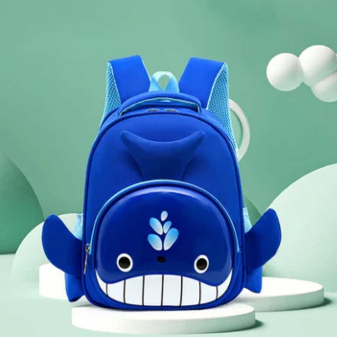 Cute Shark Backpack For Kids (Blue)