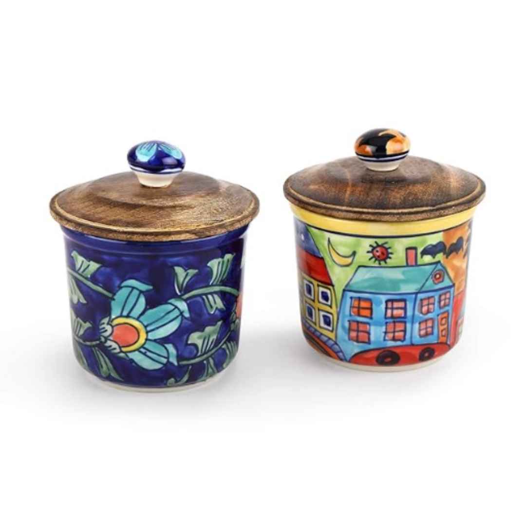 Elegant And Beautiful Decorative Kitchen Jar (Set of 2)
