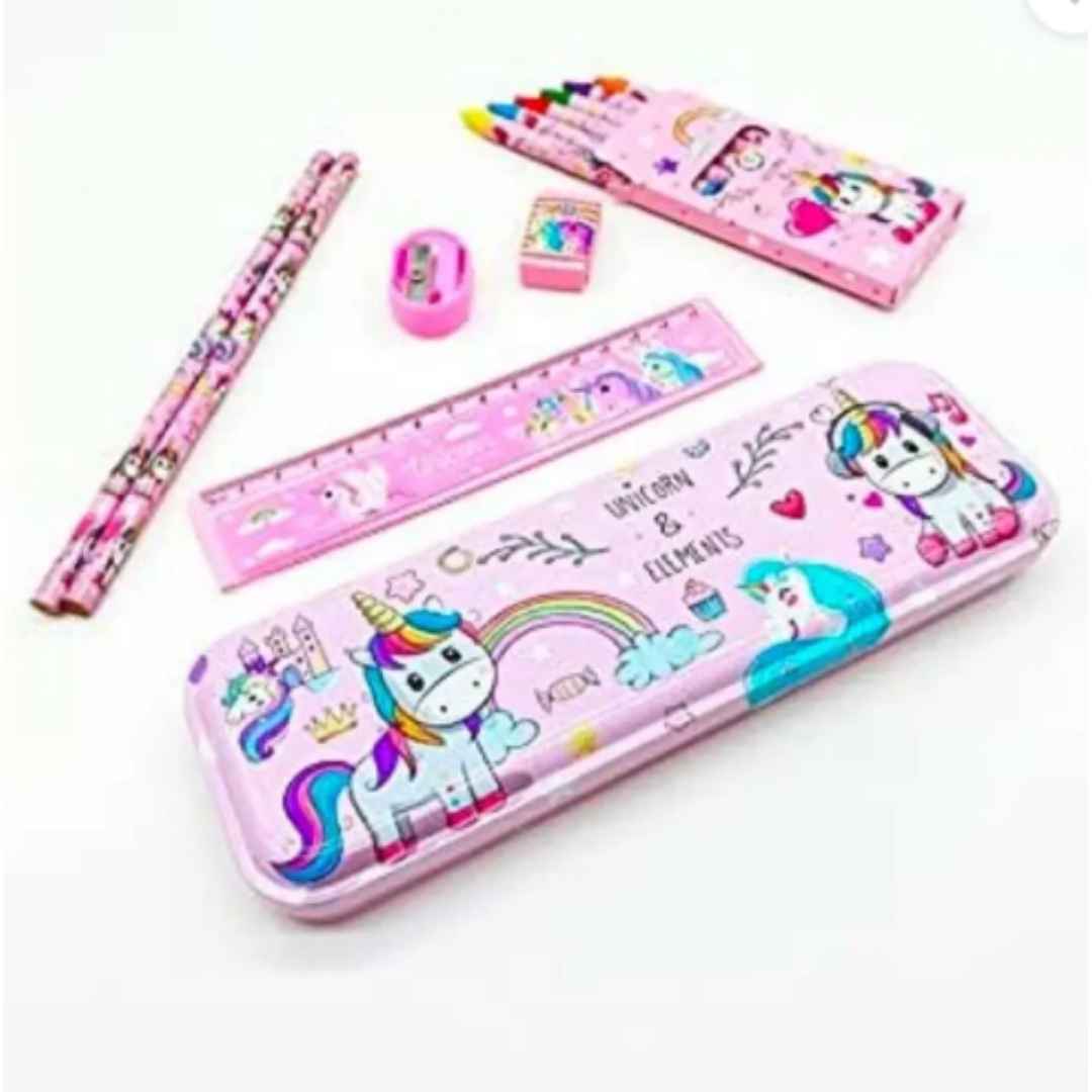 Cute Unicorn Cartoon Stationery Set