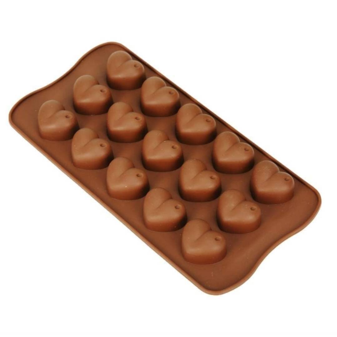 Heart Shaped Silicon Chocolate Mould