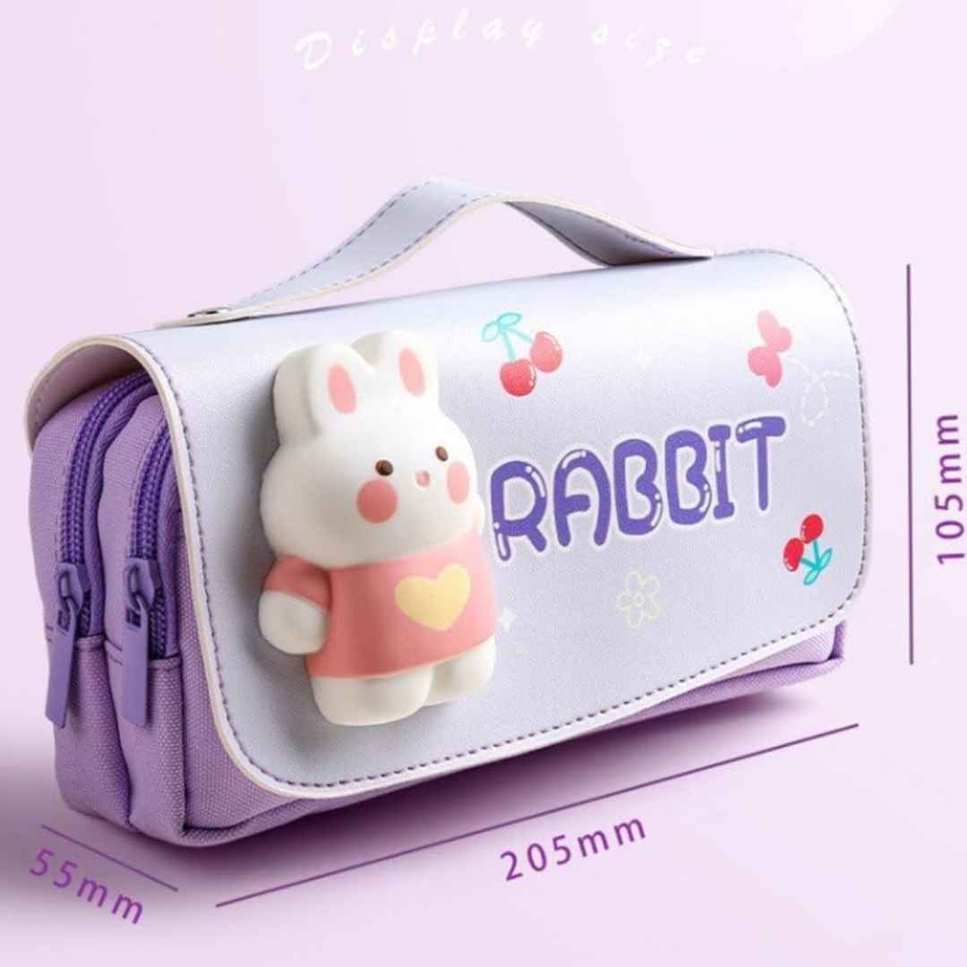 Stylish And Cute Rabbit Pouch With Handle