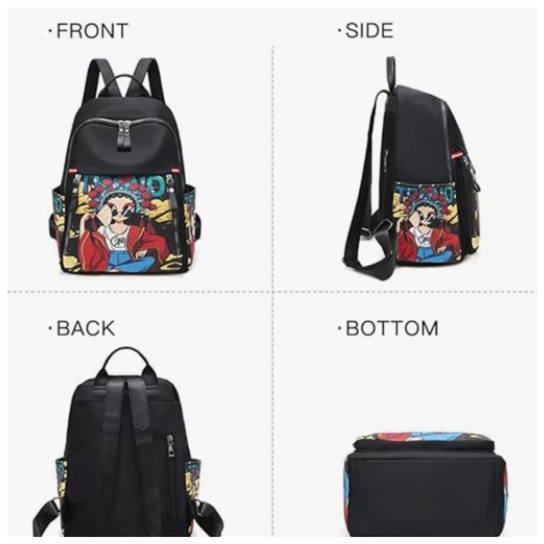 Trendy College Bag For Stylish Women And Girls (Black)