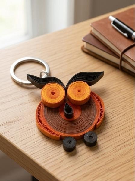QUILLING ART KEYCHAIN