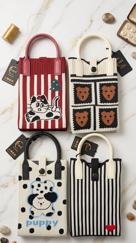 Graphic Stitch Tote Bag