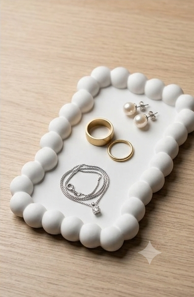 Ivory Crest Jeweler Tray