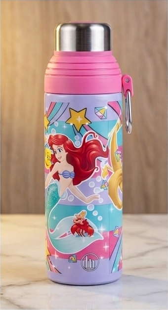 Disney Little Mermaid Insulated Stainless Steel Bottle`