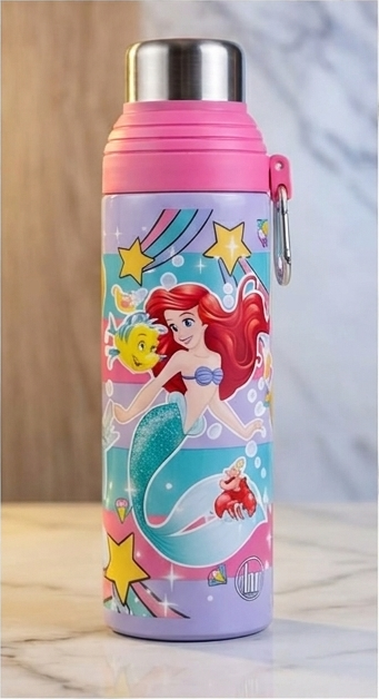 Disney Little Mermaid Insulated Stainless Steel Bottle`
