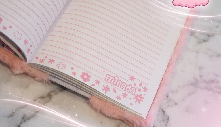 Cute plush Bunny Diary